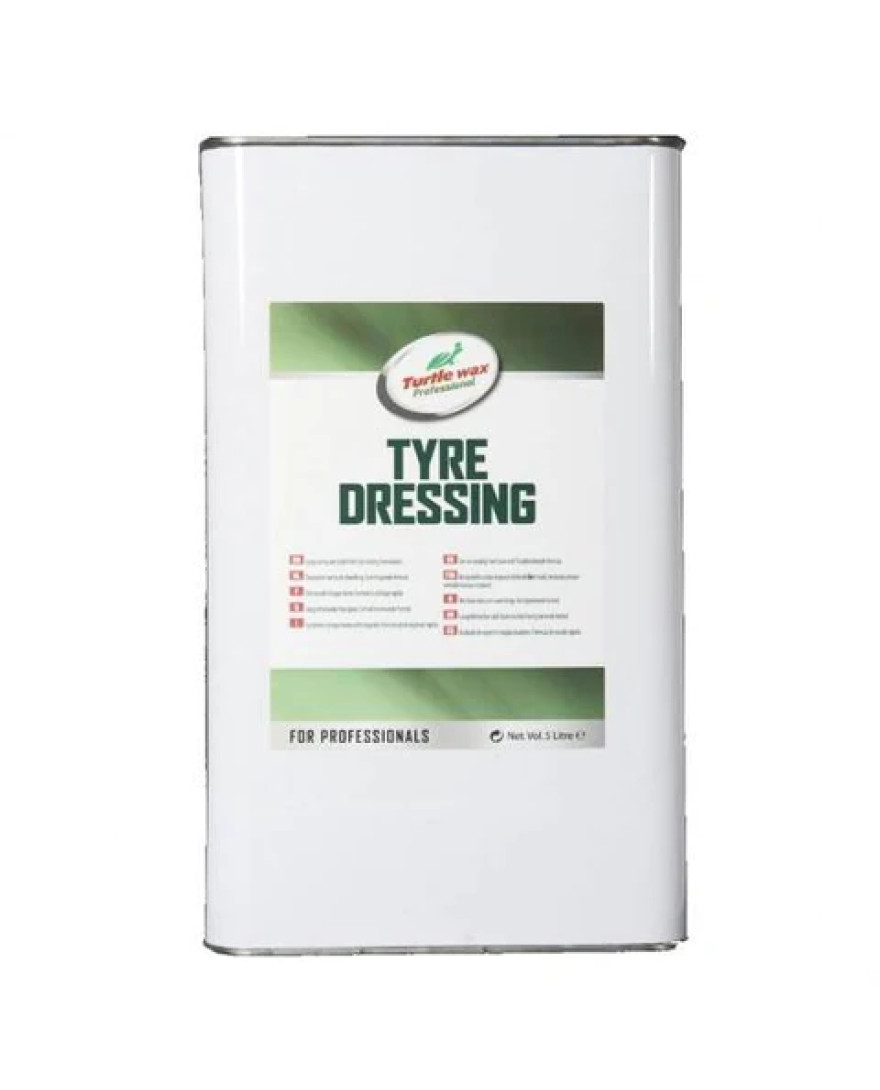 TURTLE WAX PRO SOLVENT TYRE DRESSING 5LTR